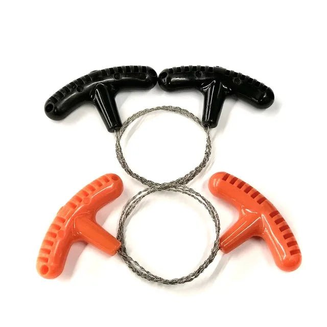 Portable Stainless Steel Wire Saw with Finger Handle Outdoor Camping Hiking Pocket Manual Cutting - Onlytenbucks.com