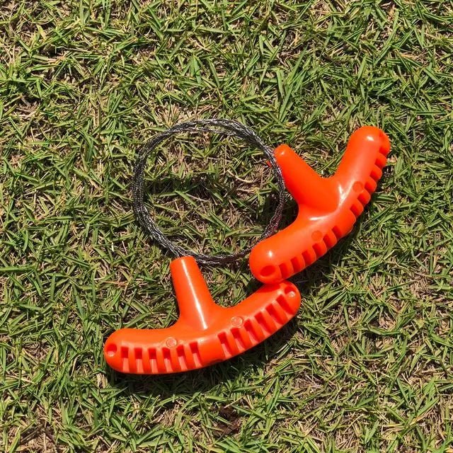 Portable Stainless Steel Wire Saw with Finger Handle Outdoor Camping Hiking Pocket Manual Cutting - Onlytenbucks.com