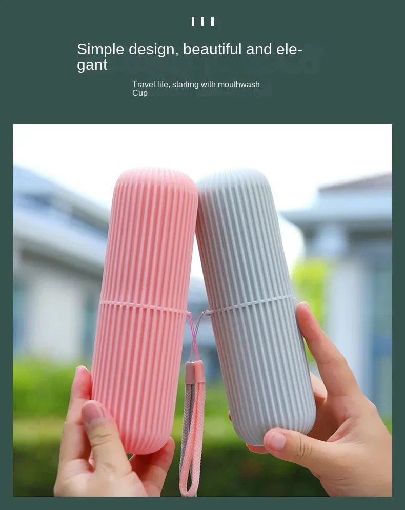 Portable Toothbrush Cup – Travel Toothpaste Holder and Toiletry Storage Case Organizer - Onlytenbucks.com