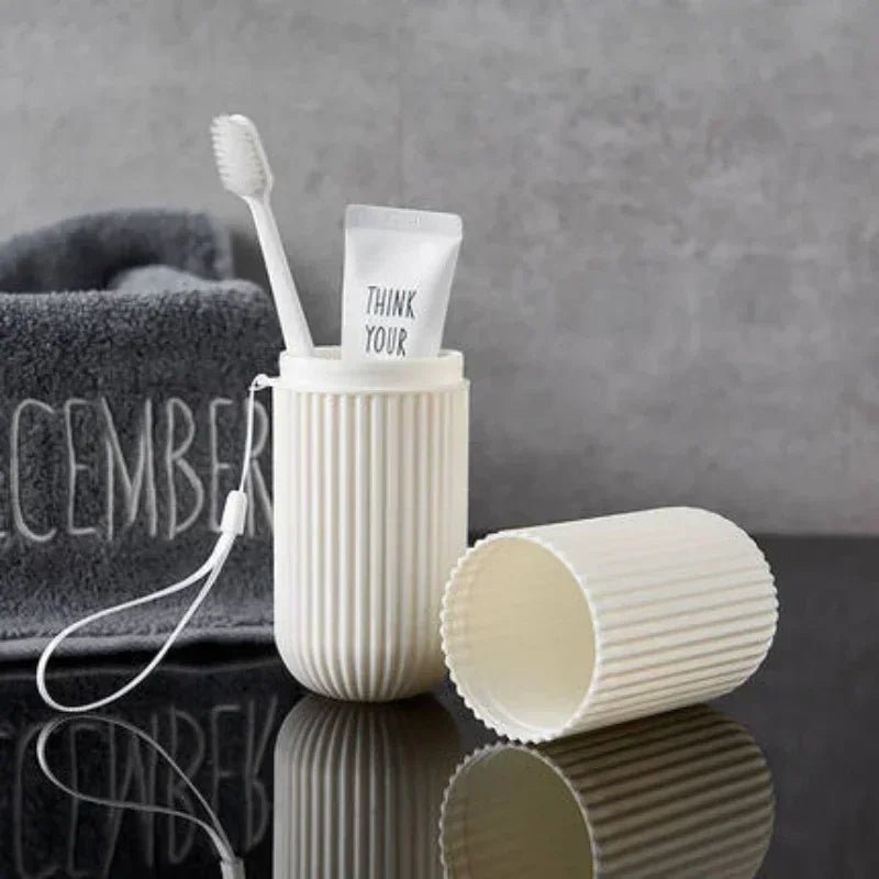 Portable Toothbrush Cup – Travel Toothpaste Holder and Toiletry Storage Case Organizer - Onlytenbucks.com