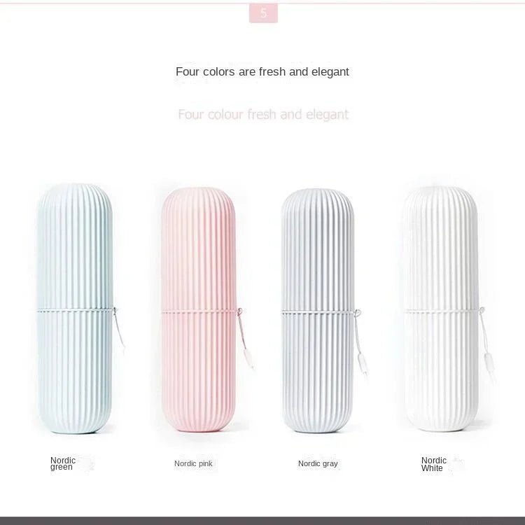 Portable Toothbrush Cup – Travel Toothpaste Holder and Toiletry Storage Case Organizer - Onlytenbucks.com