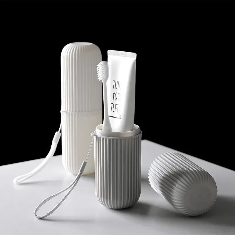 Portable Toothbrush Cup – Travel Toothpaste Holder and Toiletry Storage Case Organizer - Onlytenbucks.com