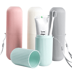 Portable Toothbrush Cup – Travel Toothpaste Holder and Toiletry Storage Case Organizer - Onlytenbucks.com