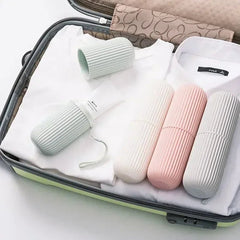 Portable Toothbrush Cup – Travel Toothpaste Holder and Toiletry Storage Case Organizer - Onlytenbucks.com