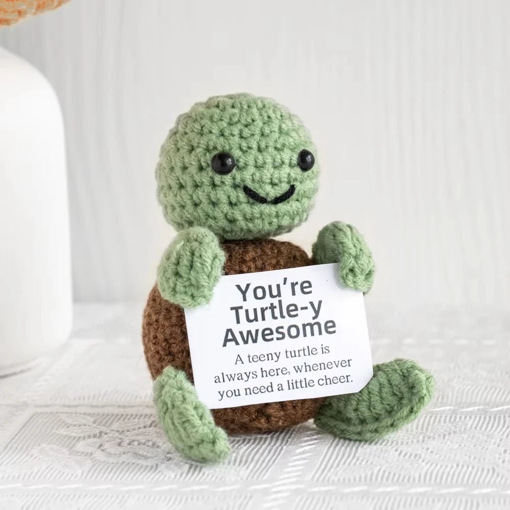 Positive Energy Potato Hug Doll – Mini Handmade Plush with Card - Onlytenbucks.com