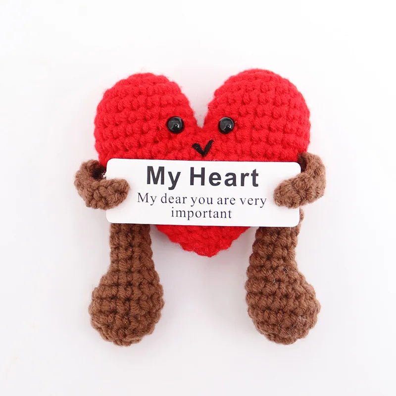 Positive Energy Potato Hug Doll – Mini Handmade Plush with Card - Onlytenbucks.com