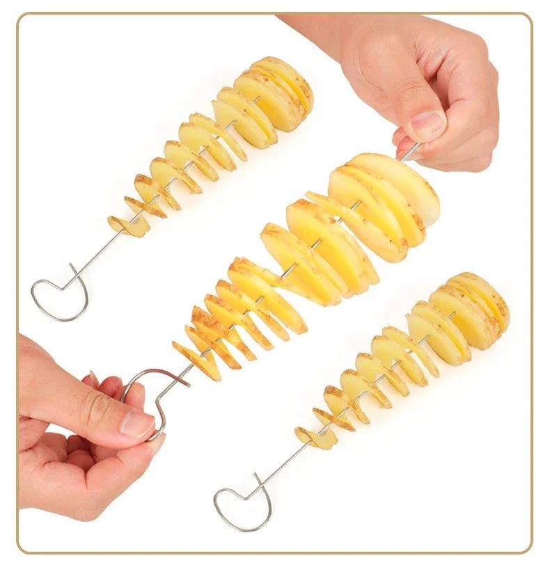 Easy - to - use Spiral Potato Cutter - Onlytenbucks.com
