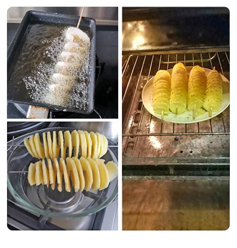 Easy - to - use Spiral Potato Cutter - Onlytenbucks.com