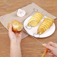 Easy - to - use Spiral Potato Cutter - Onlytenbucks.com