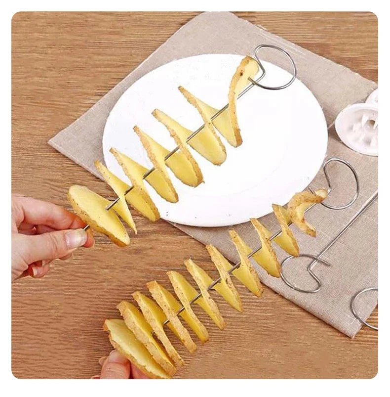 Easy - to - use Spiral Potato Cutter - Onlytenbucks.com