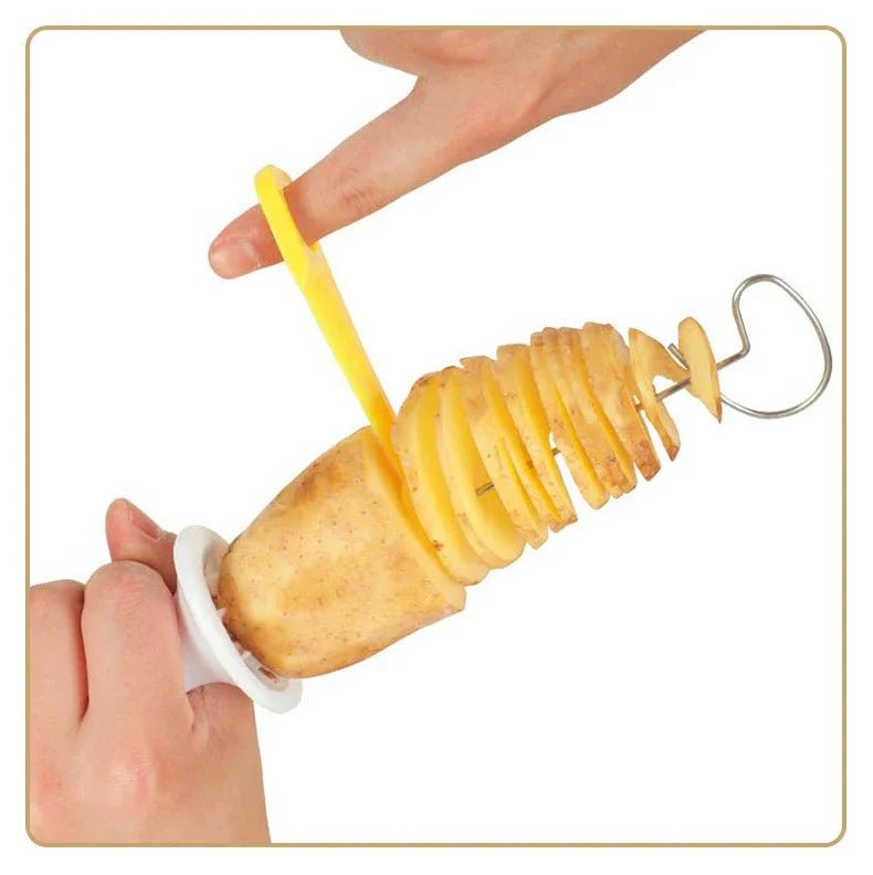 Easy - to - use Spiral Potato Cutter - Onlytenbucks.com