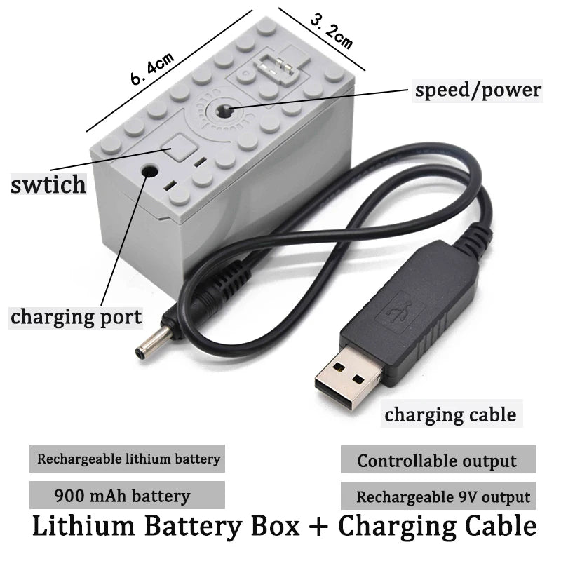 Power Functions - Compatible Motor and Electronics DIY Kit - Onlytenbucks.com