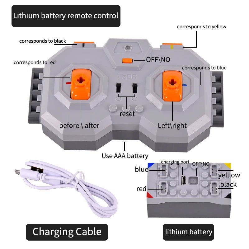 Power Functions - Compatible Motor and Electronics DIY Kit - Onlytenbucks.com