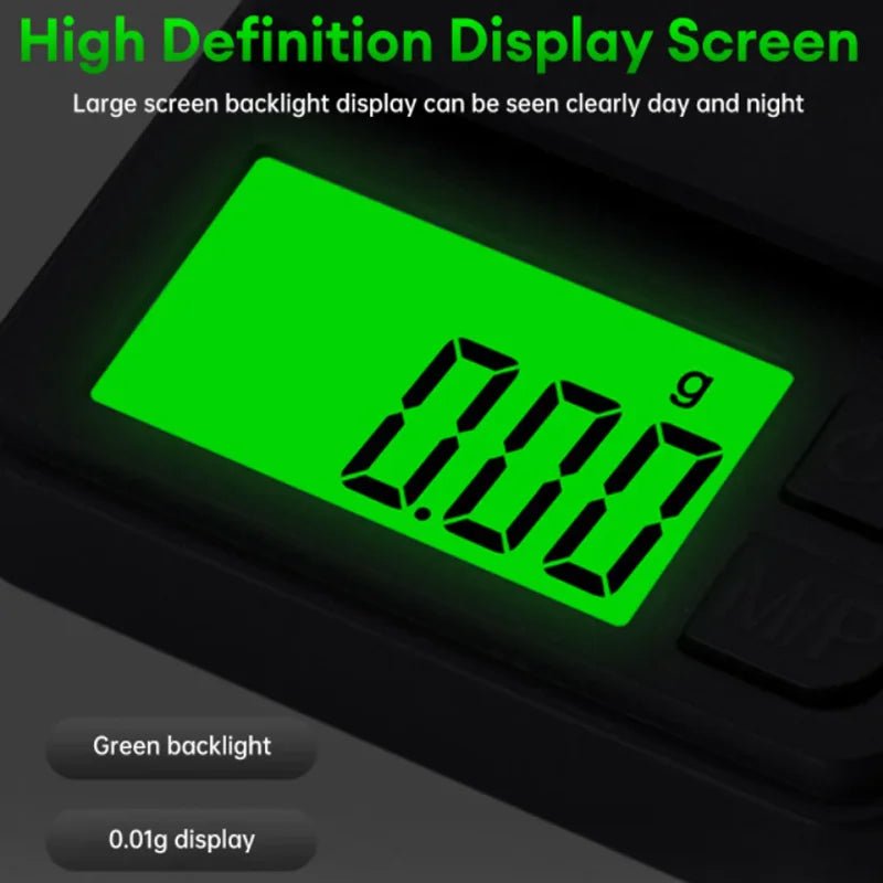 Mini Digital Pocket Scale – 500g/0.01g (17.6oz) or 1000g/0.1g (35.3oz) - Onlytenbucks.com