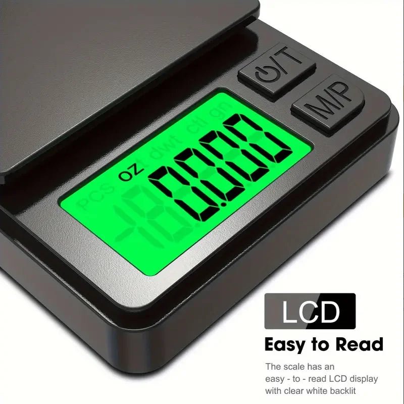 Mini Digital Pocket Scale – 500g/0.01g (17.6oz) or 1000g/0.1g (35.3oz) - Onlytenbucks.com