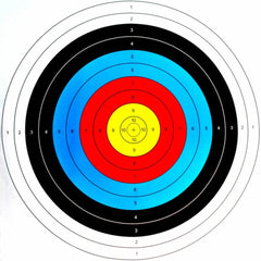Professional Archery Target Papers – 10 - Pack Full - Ring (15.7" × 15.7") - Onlytenbucks.com