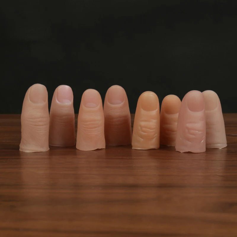 Prosthetic Limbs Fake Fingers Simulated Silicone Gloves Disappear To Play Tricky Magic Props Prank - Onlytenbucks.com