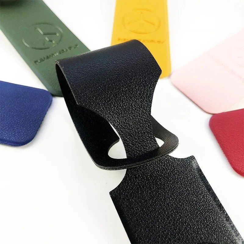 PU Leather Luggage Tag – Creative ID Address Holder - Onlytenbucks.com