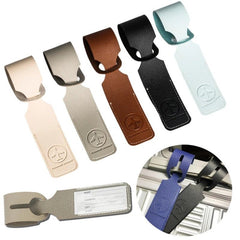 PU Leather Luggage Tag – Creative ID Address Holder - Onlytenbucks.com