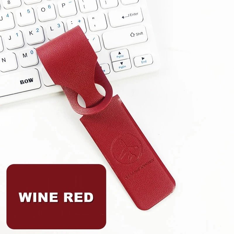 PU Leather Luggage Tag – Creative ID Address Holder - Onlytenbucks.com