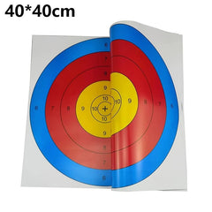PVC Archery Paper Targets – High - Visibility Shooting Sheets (15.7" × 15.7") - Onlytenbucks.com