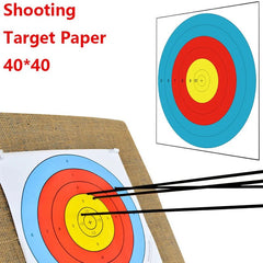 PVC Archery Paper Targets – High - Visibility Shooting Sheets (15.7" × 15.7") - Onlytenbucks.com