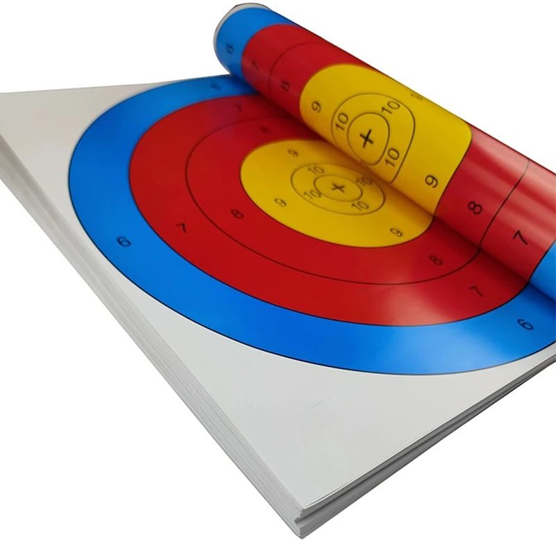 PVC Archery Paper Targets – High - Visibility Shooting Sheets (15.7" × 15.7") - Onlytenbucks.com