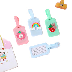 PVC Luggage Tag – Cartoon Travel ID - Onlytenbucks.com