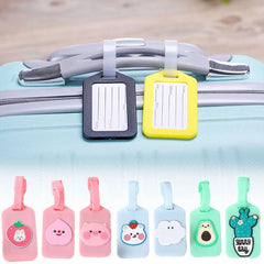 PVC Luggage Tag – Cartoon Travel ID - Onlytenbucks.com