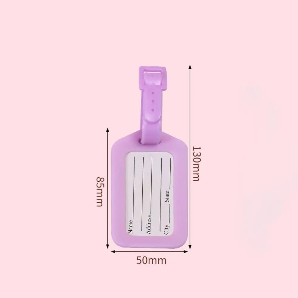 PVC Luggage Tag – Cartoon Travel ID - Onlytenbucks.com