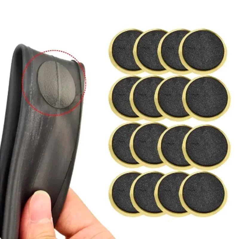 Quick - Apply Bicycle Tire Patches – Glue - Free, Fast - Drying Repair Kit (50 PCS) - Onlytenbucks.com