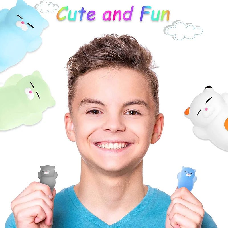 Random Kawaii Mochi Squishy Fidget Toy Set – Mini Soft Squeeze Toy - Onlytenbucks.com