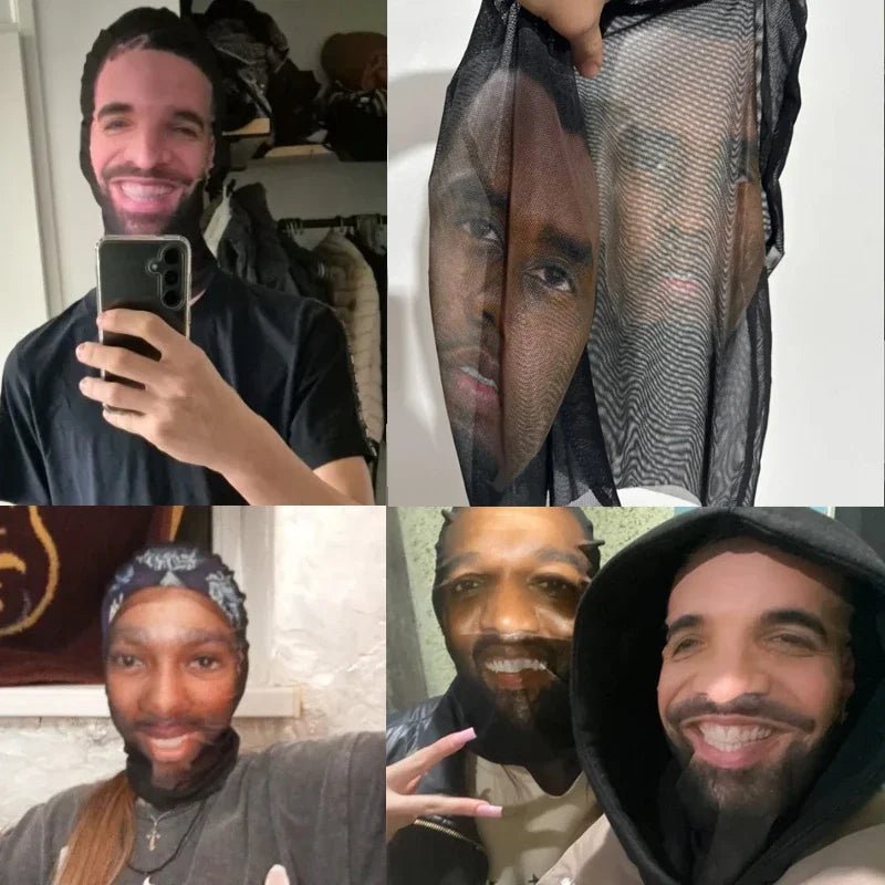 Realistic 3D Celebrity Face Mask – Full Face Nylon Cosplay Headgear - Onlytenbucks.com