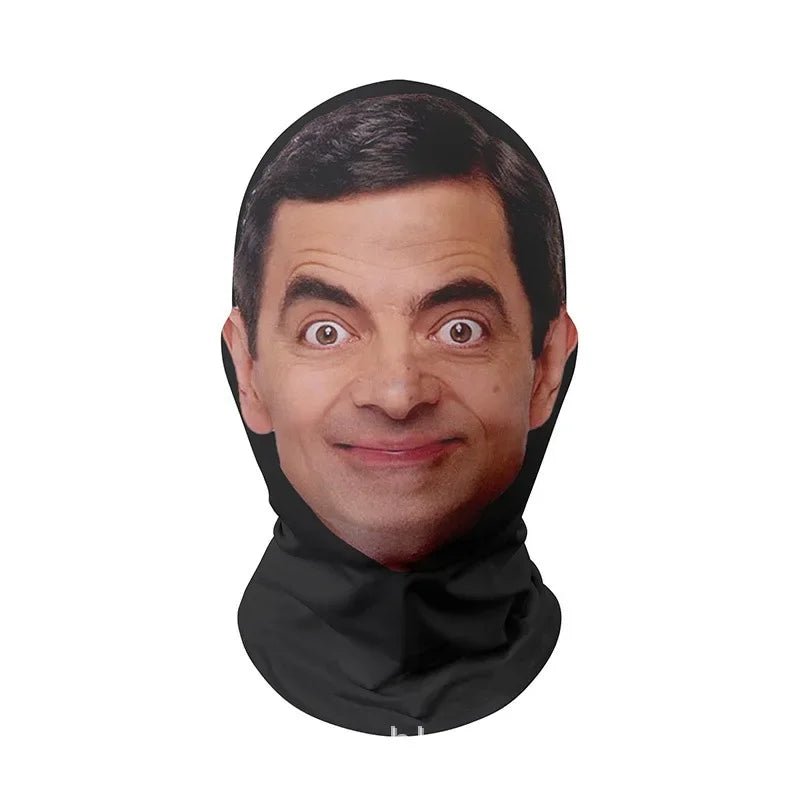 Realistic 3D Celebrity Face Mask – Full Face Nylon Cosplay Headgear - Onlytenbucks.com