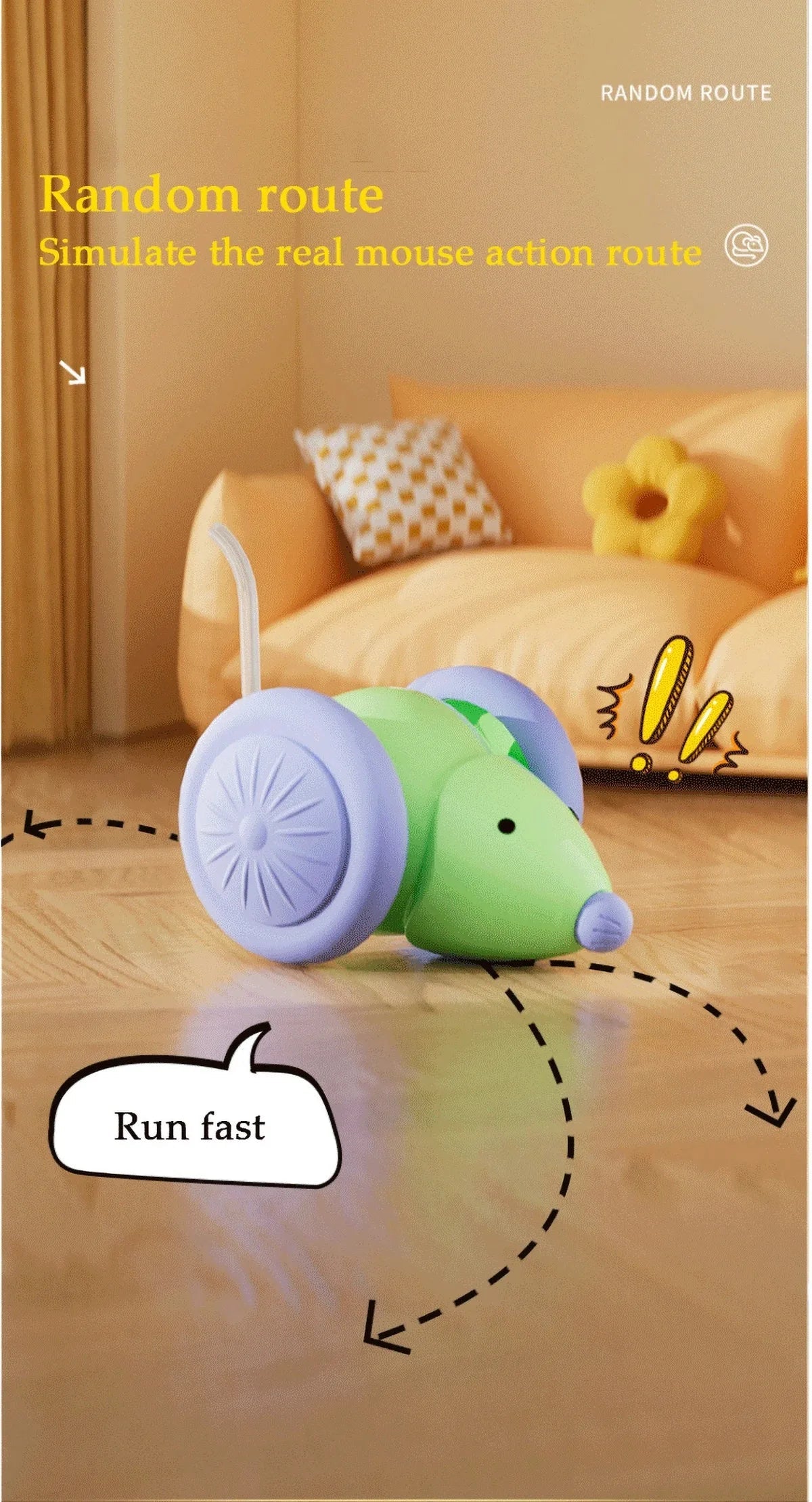 Rechargeable Smart Mouse Cat Toy - Onlytenbucks.com