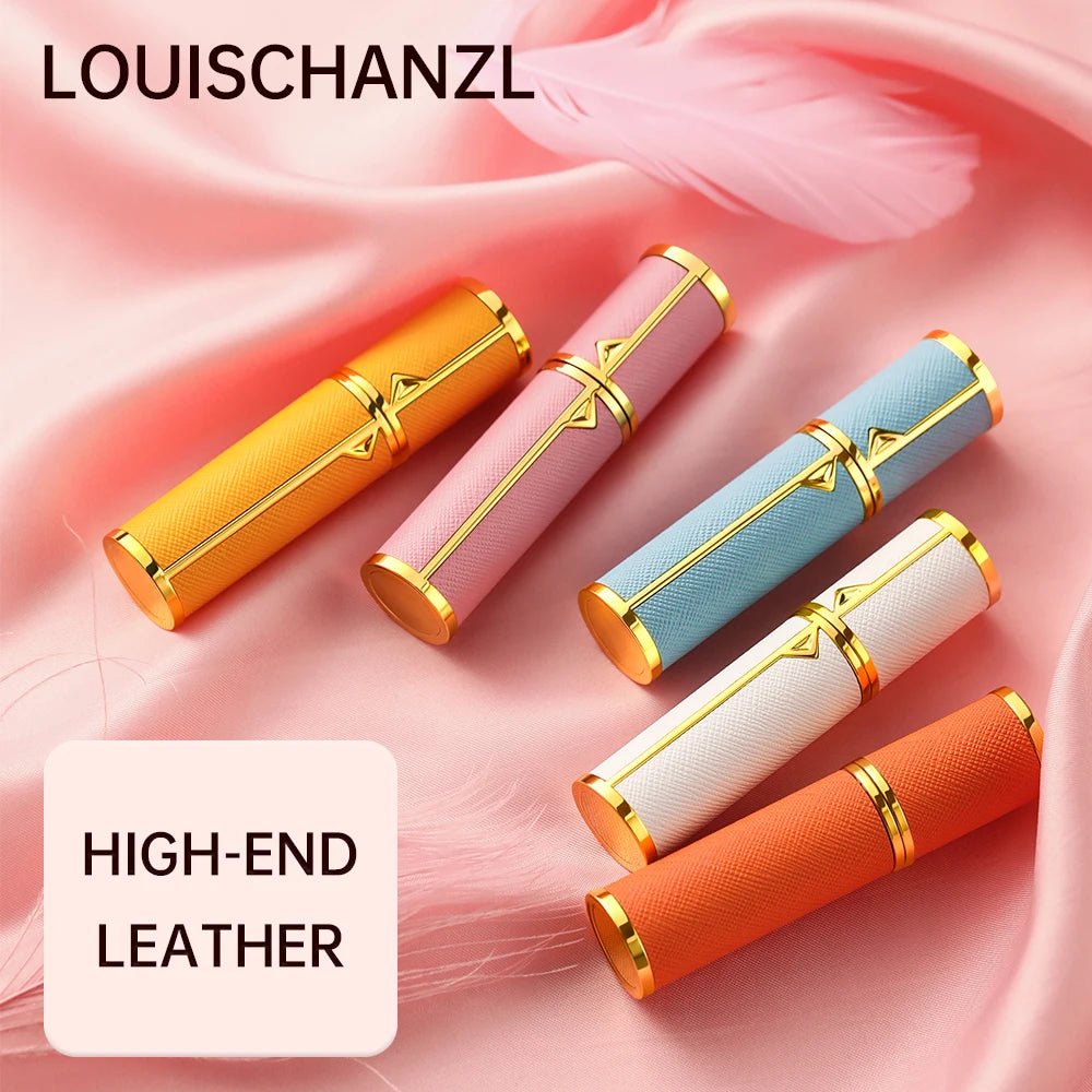 Refillable Perfume Bottle – 5ml Travel Spray Atomizer with PU Leather Case - Onlytenbucks.com