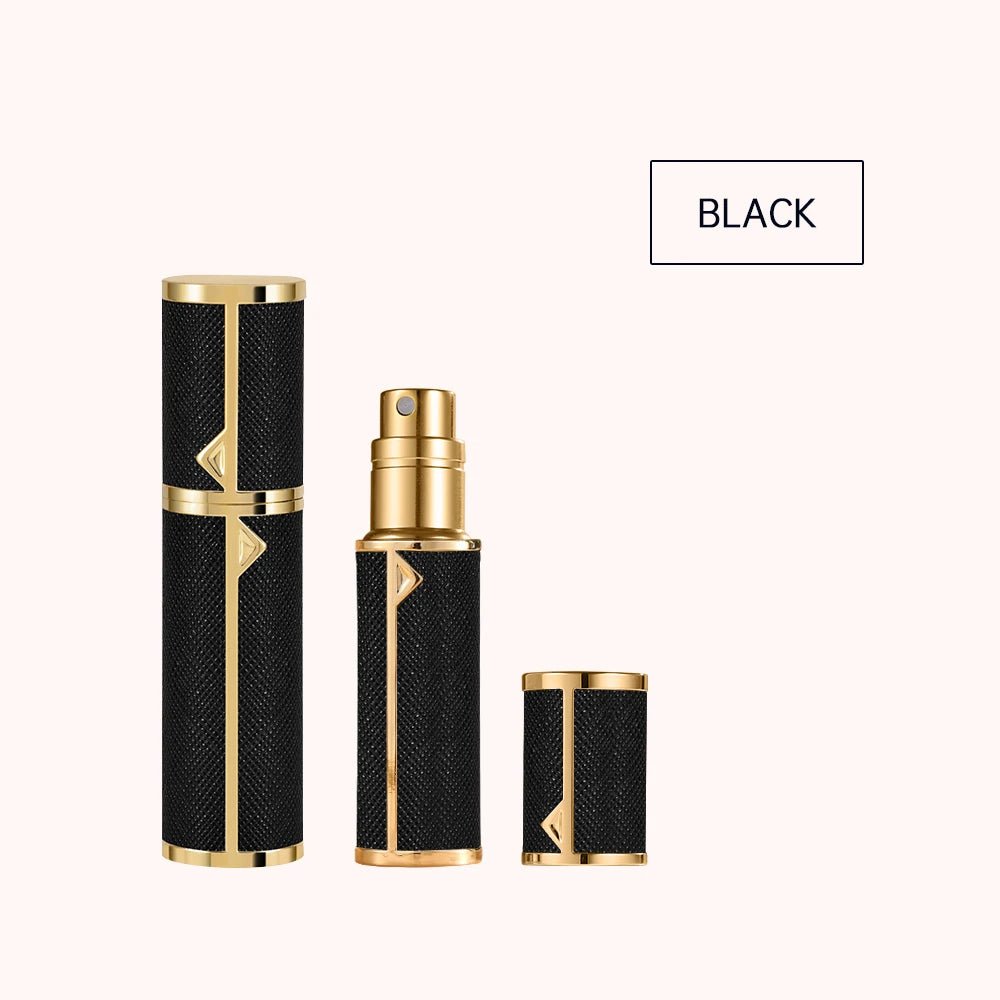 Refillable Perfume Bottle – 5ml Travel Spray Atomizer with PU Leather Case - Onlytenbucks.com