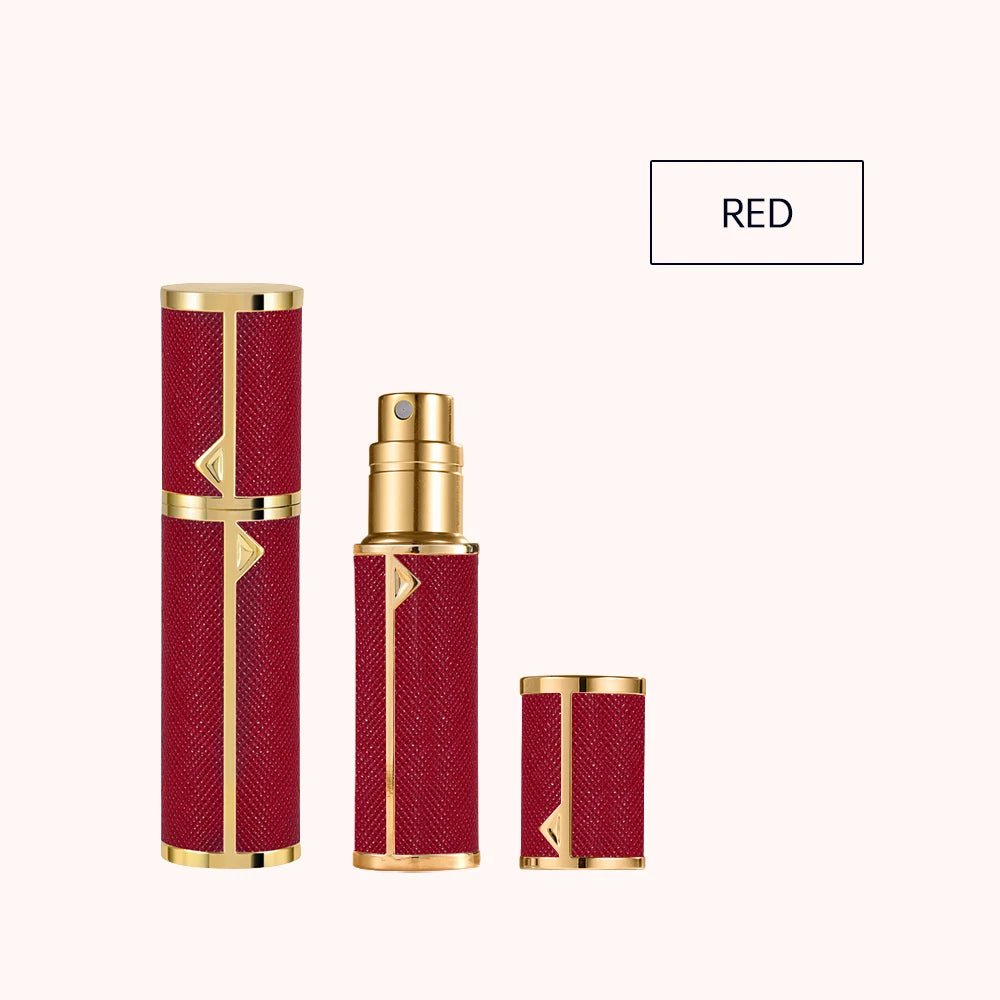 Refillable Perfume Bottle – 5ml Travel Spray Atomizer with PU Leather Case - Onlytenbucks.com
