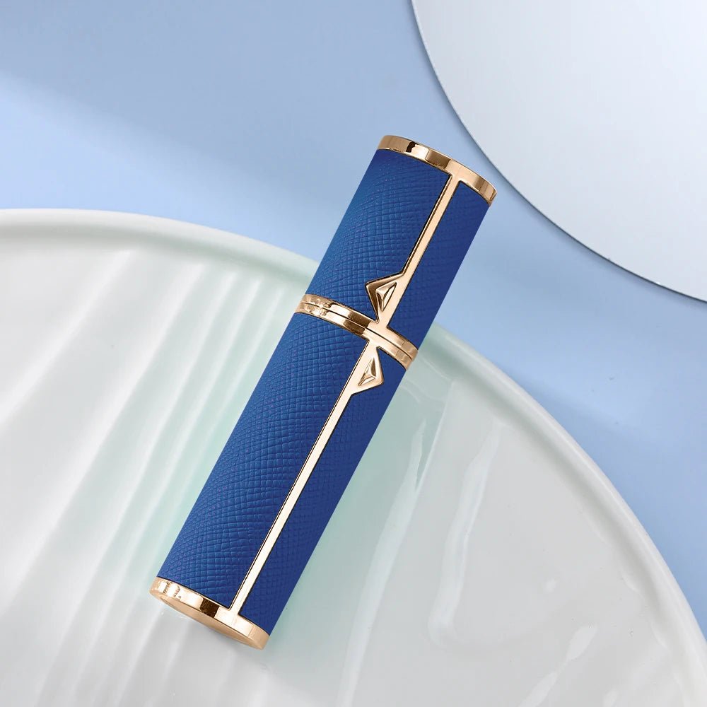 Refillable Perfume Bottle – 5ml Travel Spray Atomizer with PU Leather Case - Onlytenbucks.com