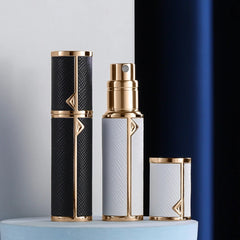 Refillable Perfume Bottle – 5ml Travel Spray Atomizer with PU Leather Case - Onlytenbucks.com