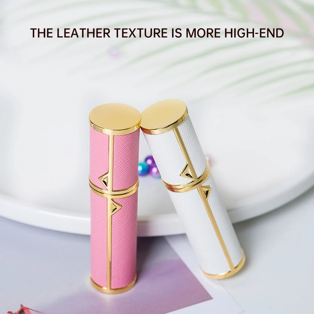 Refillable Perfume Bottle – 5ml Travel Spray Atomizer with PU Leather Case - Onlytenbucks.com