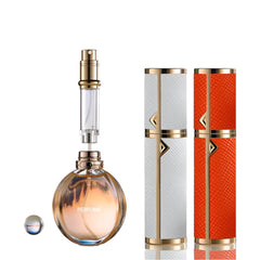 Refillable Perfume Bottle – 5ml Travel Spray Atomizer with PU Leather Case - Onlytenbucks.com