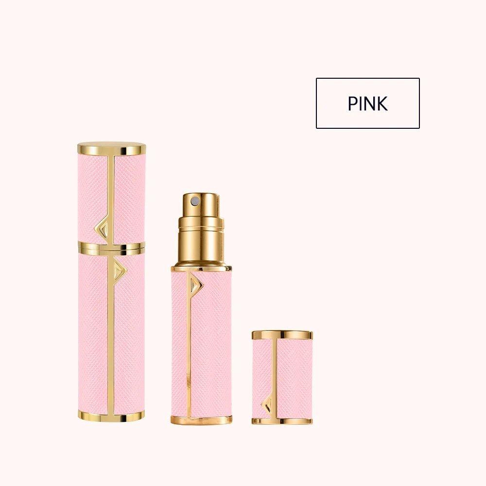 Refillable Perfume Bottle – 5ml Travel Spray Atomizer with PU Leather Case - Onlytenbucks.com