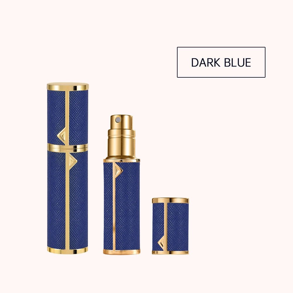 Refillable Perfume Bottle – 5ml Travel Spray Atomizer with PU Leather Case - Onlytenbucks.com