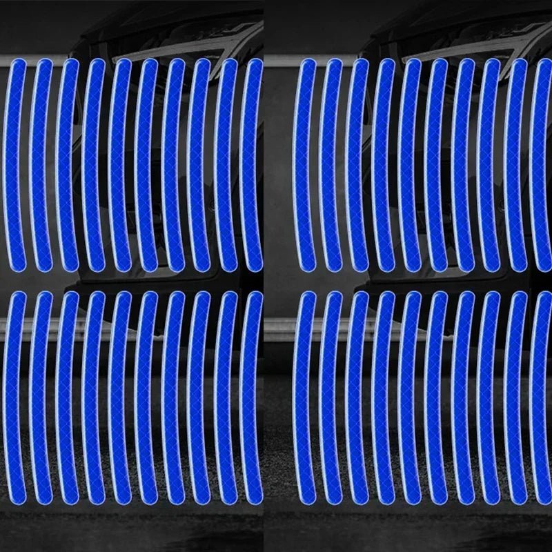 Reflective Car Wheel Hub Stripe Stickers - Onlytenbucks.com