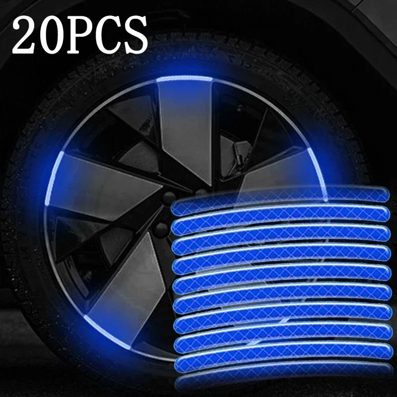 Reflective Car Wheel Hub Stripe Stickers - Onlytenbucks.com