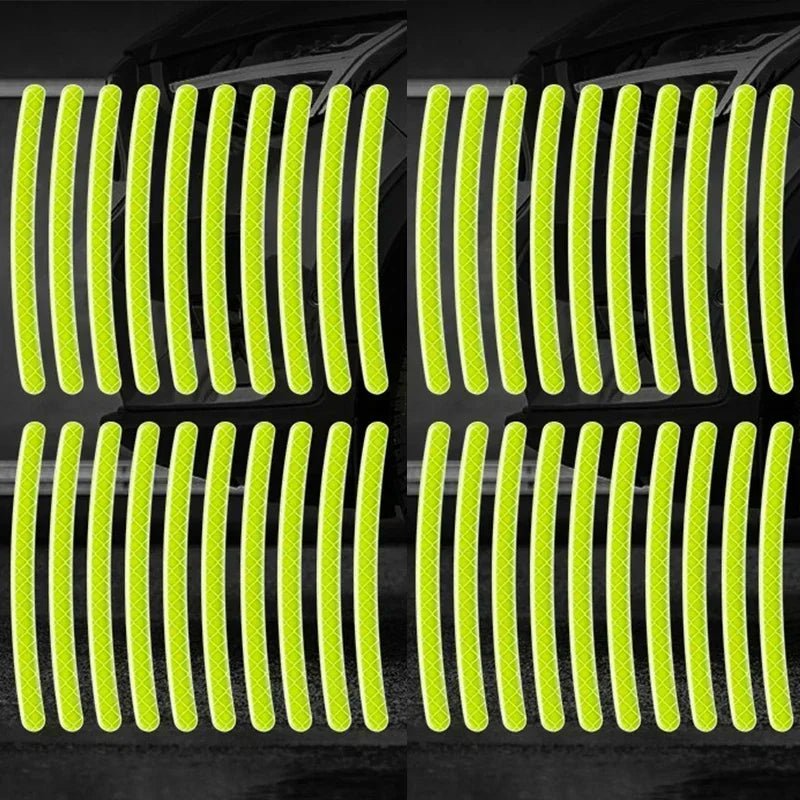 Reflective Car Wheel Hub Stripe Stickers - Onlytenbucks.com