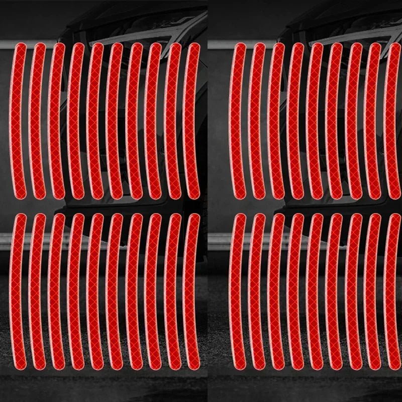 Reflective Car Wheel Hub Stripe Stickers - Onlytenbucks.com