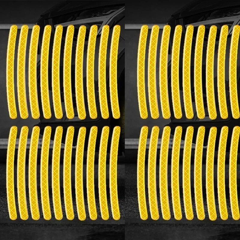 Reflective Car Wheel Hub Stripe Stickers - Onlytenbucks.com