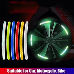Reflective Car Wheel Hub Stripe Stickers - Onlytenbucks.com